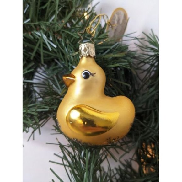 Rubber Duck Retired Old World Christmas Inge Glas Ornament - Picture 1 of 6